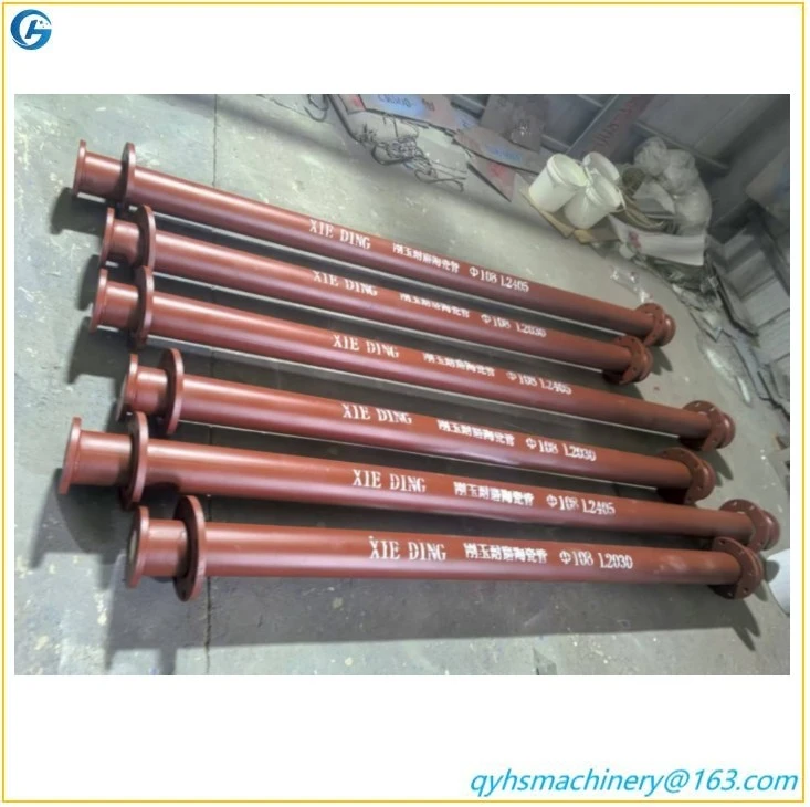 Manganese Ore Slurry Conveying Wear-resistant Ash Removal Ceramic Pipeline high quality
